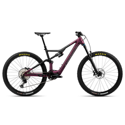 Orbea MTB Elettrica - RISE H10 - 2023 - Metallic Mulberry - Black (matt)